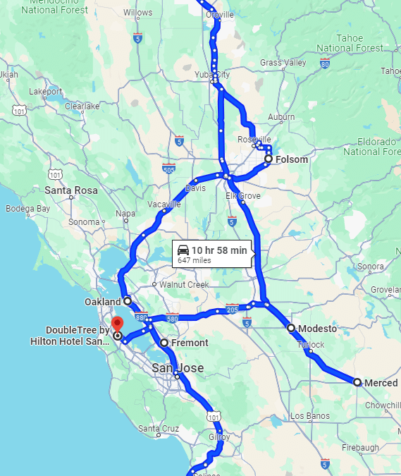 North California visit March 2024